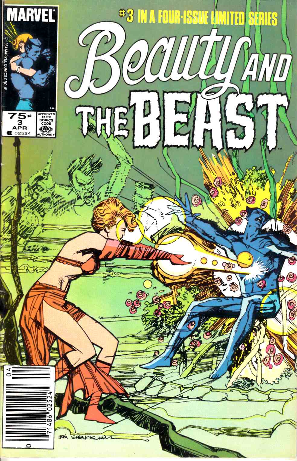 Beauty and the Beast #3 Newsstand Edition Fine (6.0) [Marvel Comic] THUMBNAIL