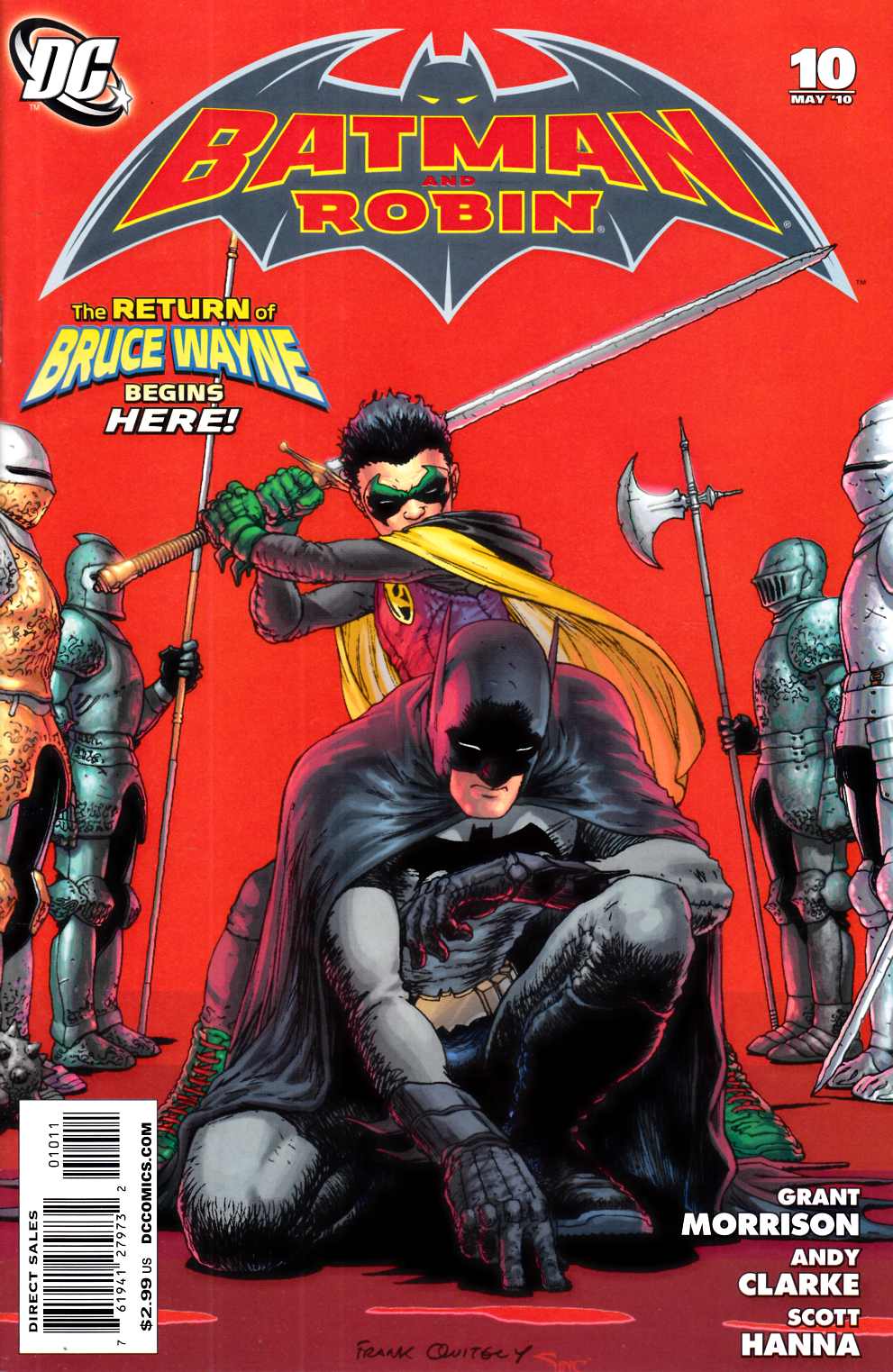 Batman and Robin #10 Near Mint Minus (9.2) [DC Comic]