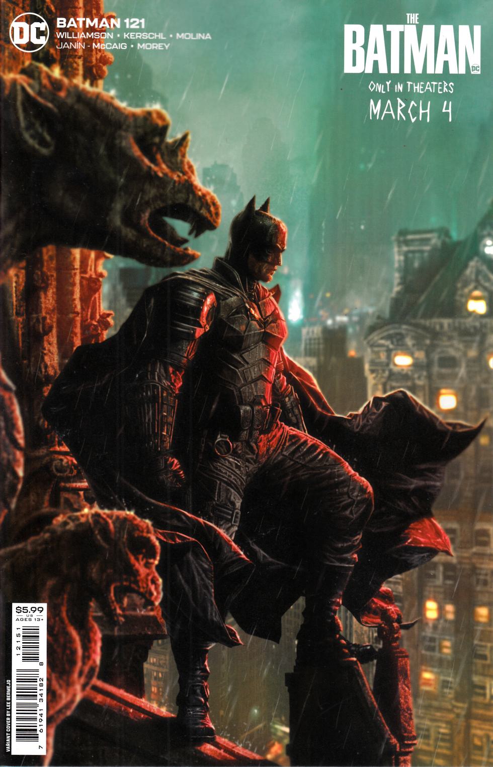 Batman #121 Bermejo Variant Cover Near Mint (9.4) [DC Comic] THUMBNAIL