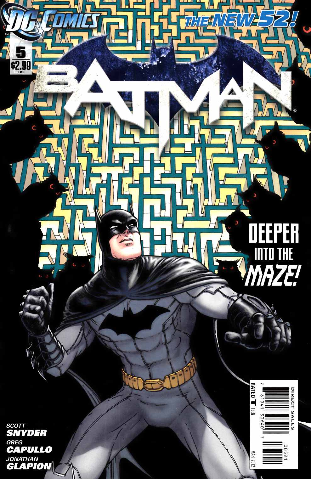 Batman #5 Burnham Variant Cover Near Mint (9.4) [DC Comic]