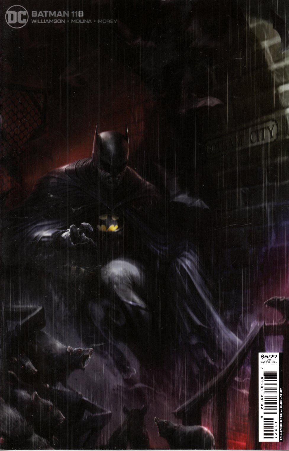 Batman #118 Mattina Variant Cover Near Mint (9.4) [DC Comic] THUMBNAIL