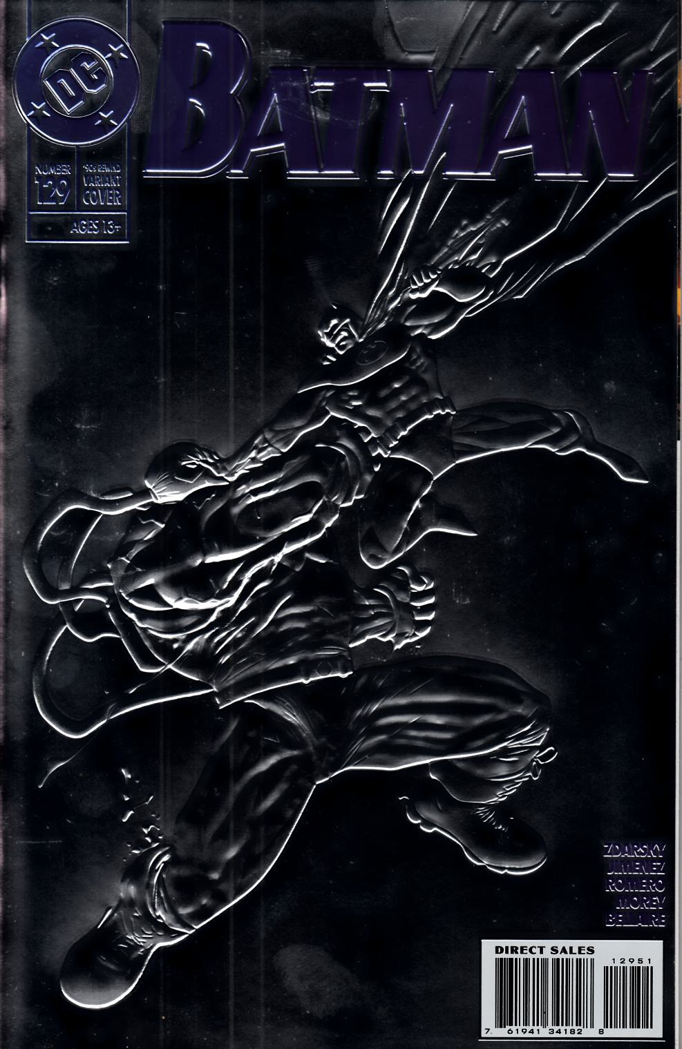 Batman #129 Benjamin Embossed Variant Cover Near Mint (9.4) [DC Comic] LARGE