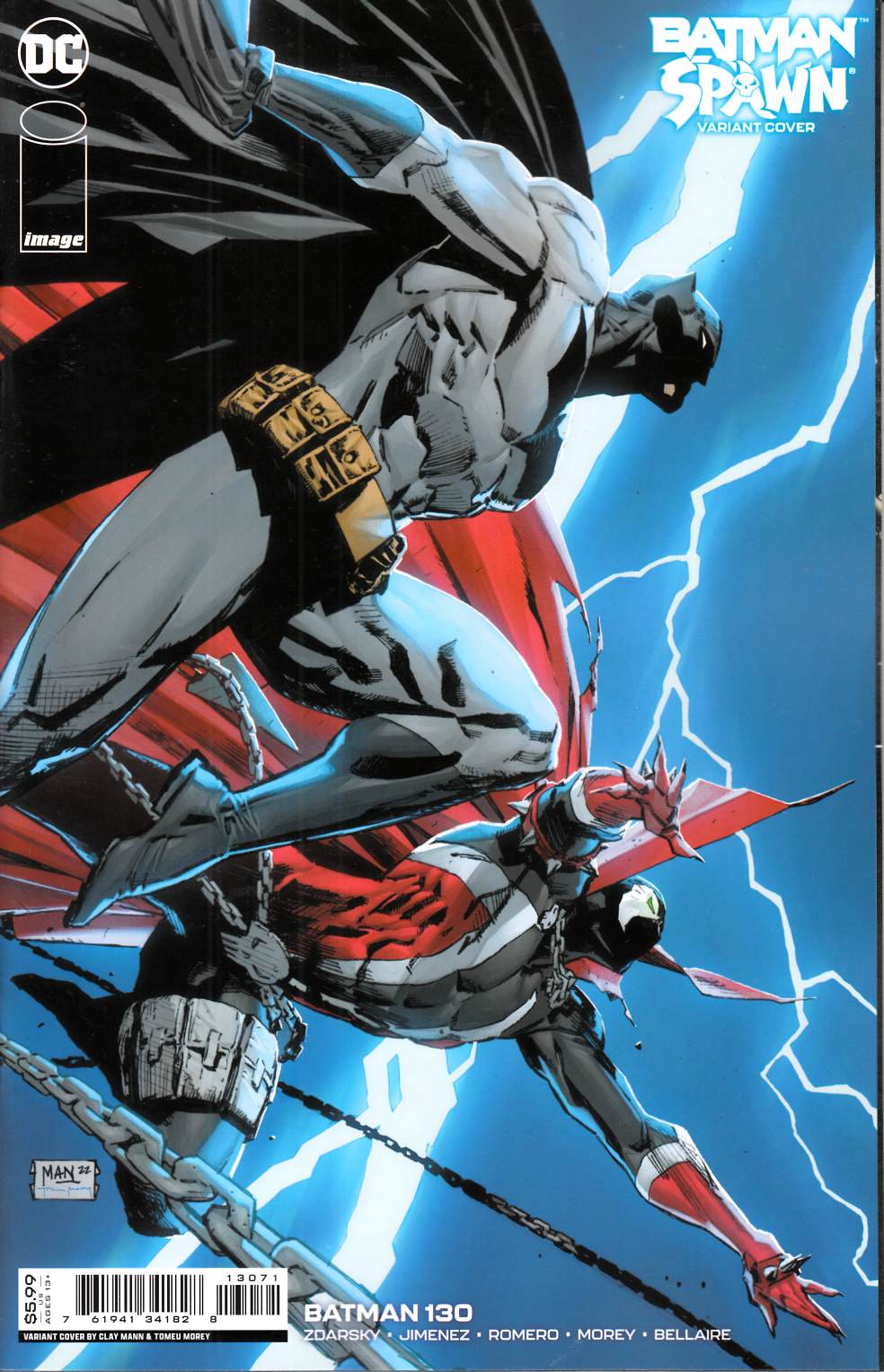 Batman #130 Spawn Variant Cover Near Mint (9.4) [DC Comic] LARGE