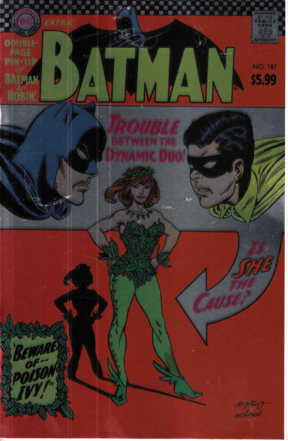 Batman #181 Facsimile Edition Foil Variant Cover Near Mint (9.4) [DC Comic] THUMBNAIL