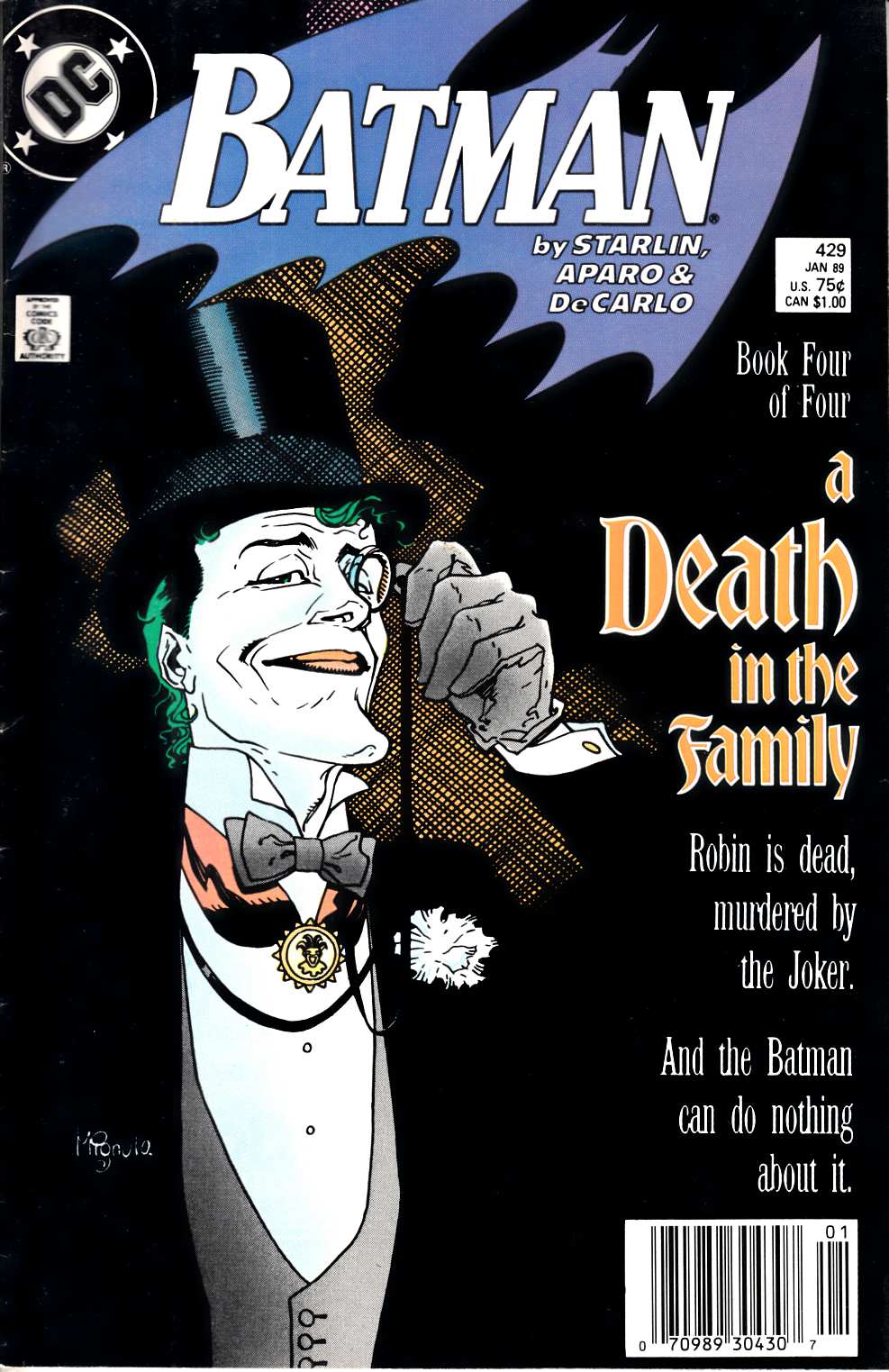 Batman #429 Newsstand Edition Fine (6.0) [DC Comic] LARGE