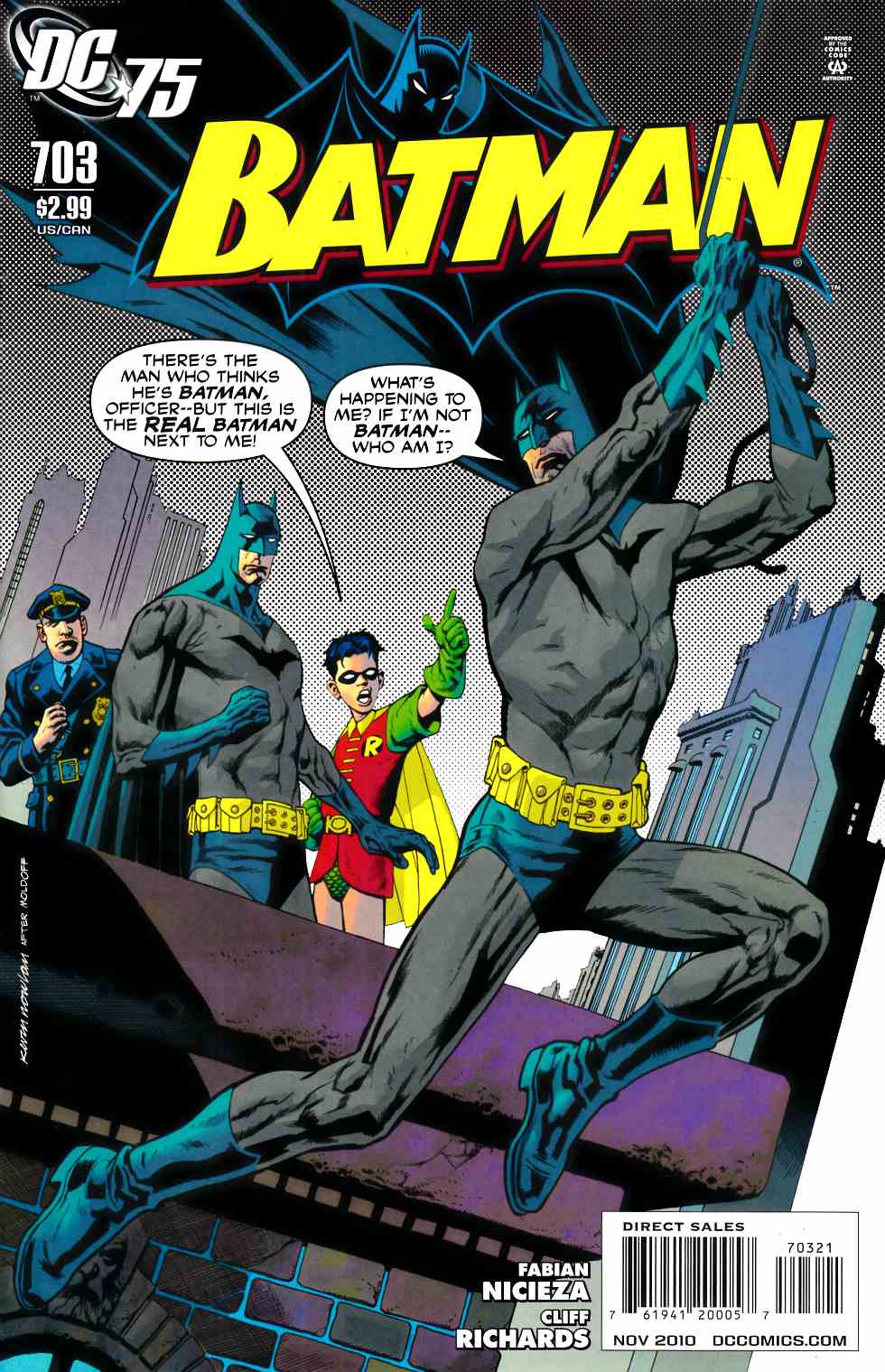 Batman #703 Nowlan Variant Cover Near Mint (9.4) [DC Comic] THUMBNAIL