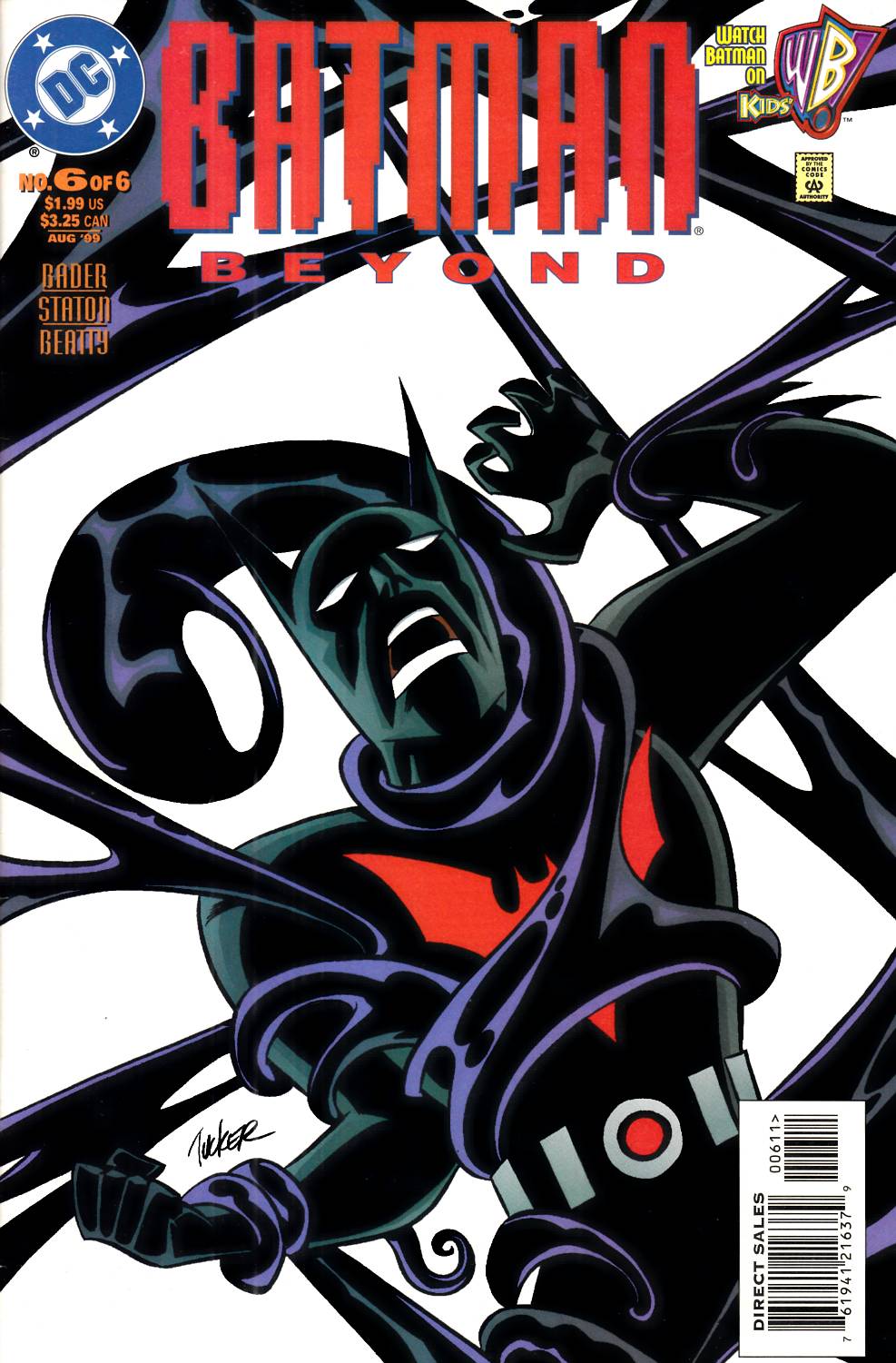 Batman Beyond #6 Very Fine Plus (8.5) [DC Comic] LARGE