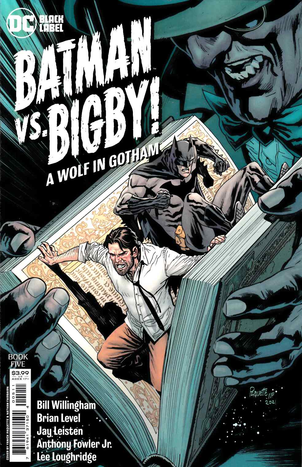 Batman Vs Bigby a Wolf in Gotham #5 Near Mint (9.4) [DC Comic] LARGE
