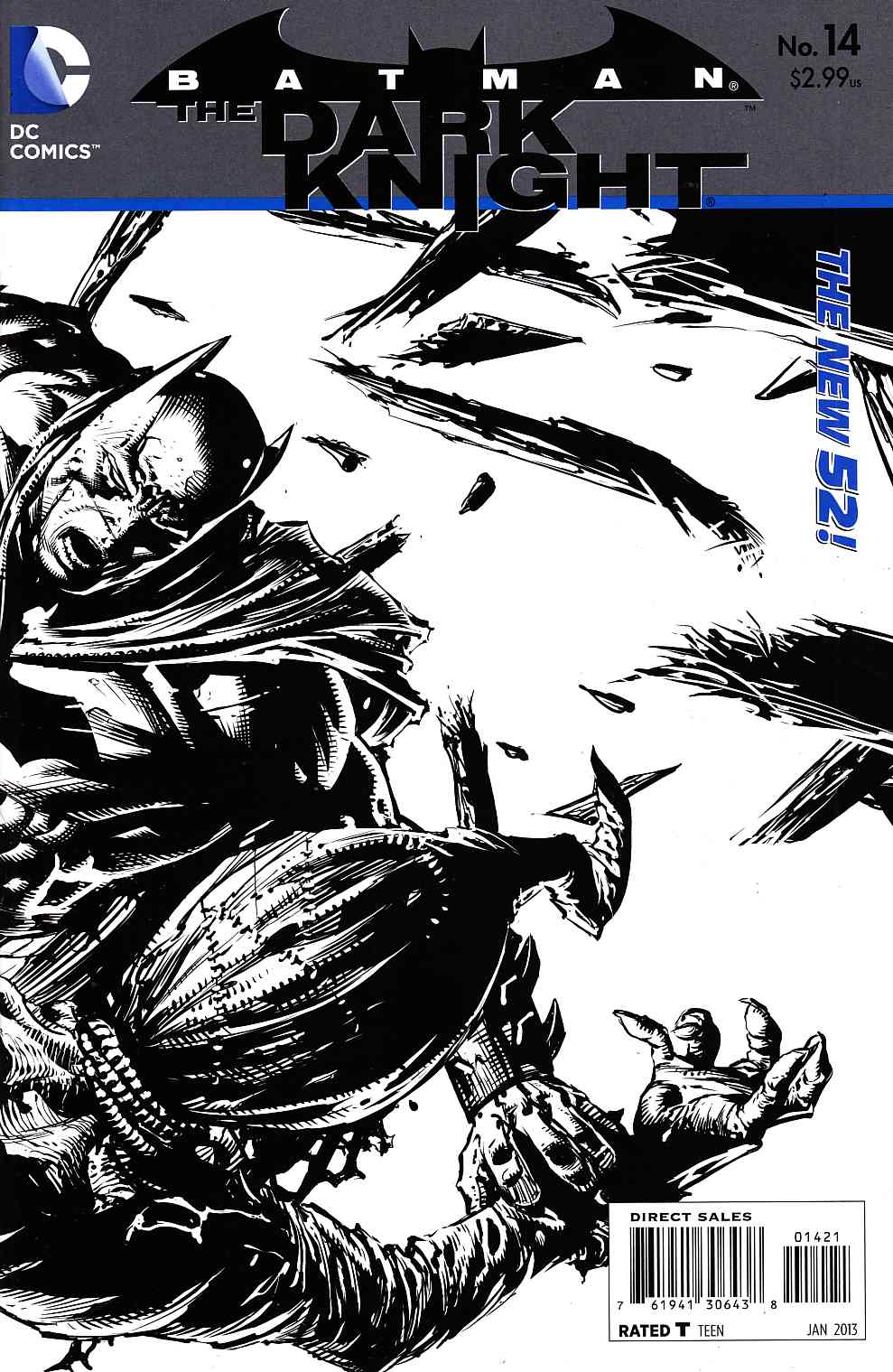 Batman the Dark Knight #14 B&W Variant Cover [DC Comic] THUMBNAIL