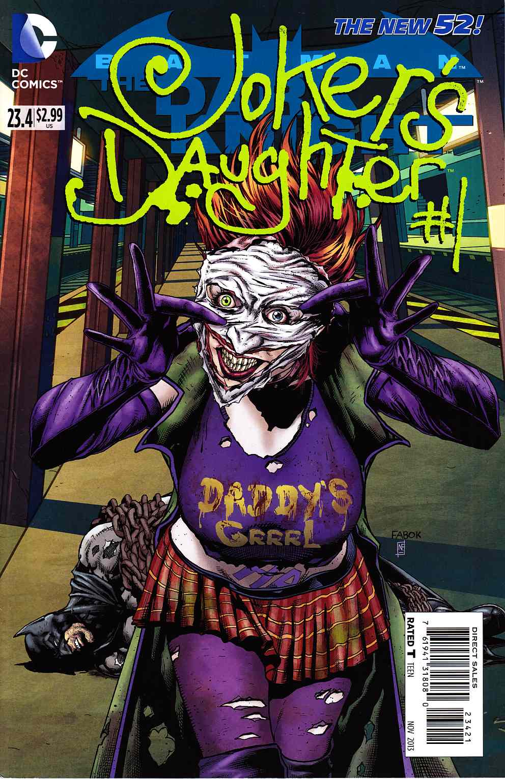Batman The Dark Knight #23.4 Jokers Daughter 2D Edition Very Fine (8.0) [DC Comic] LARGE