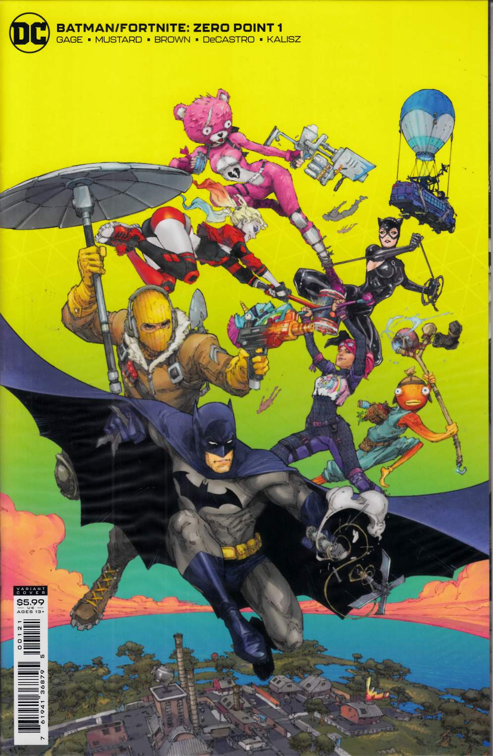 Batman Fortnite Zero Point #1 Rocafort Variant Cover Near Mint (9.4) [DC Comic] LARGE