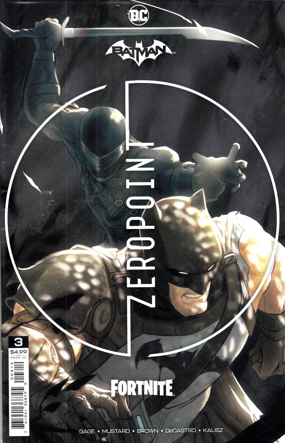 Batman Fortnite Zero Point #3 Second Printing Near Mint (9.4) [DC Comic] LARGE