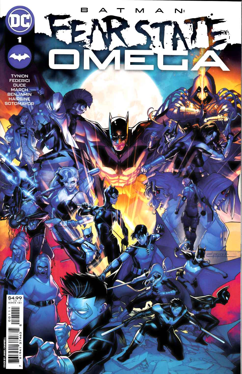Batman Fear State Omega #1 Near Mint (9.4) [DC Comic] THUMBNAIL