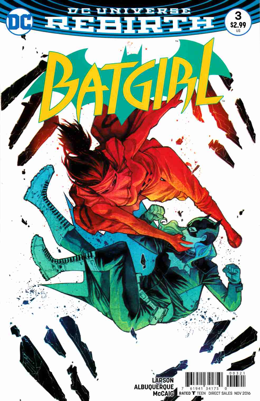 Batgirl #3 Manapul Variant Cover [DC Comic]