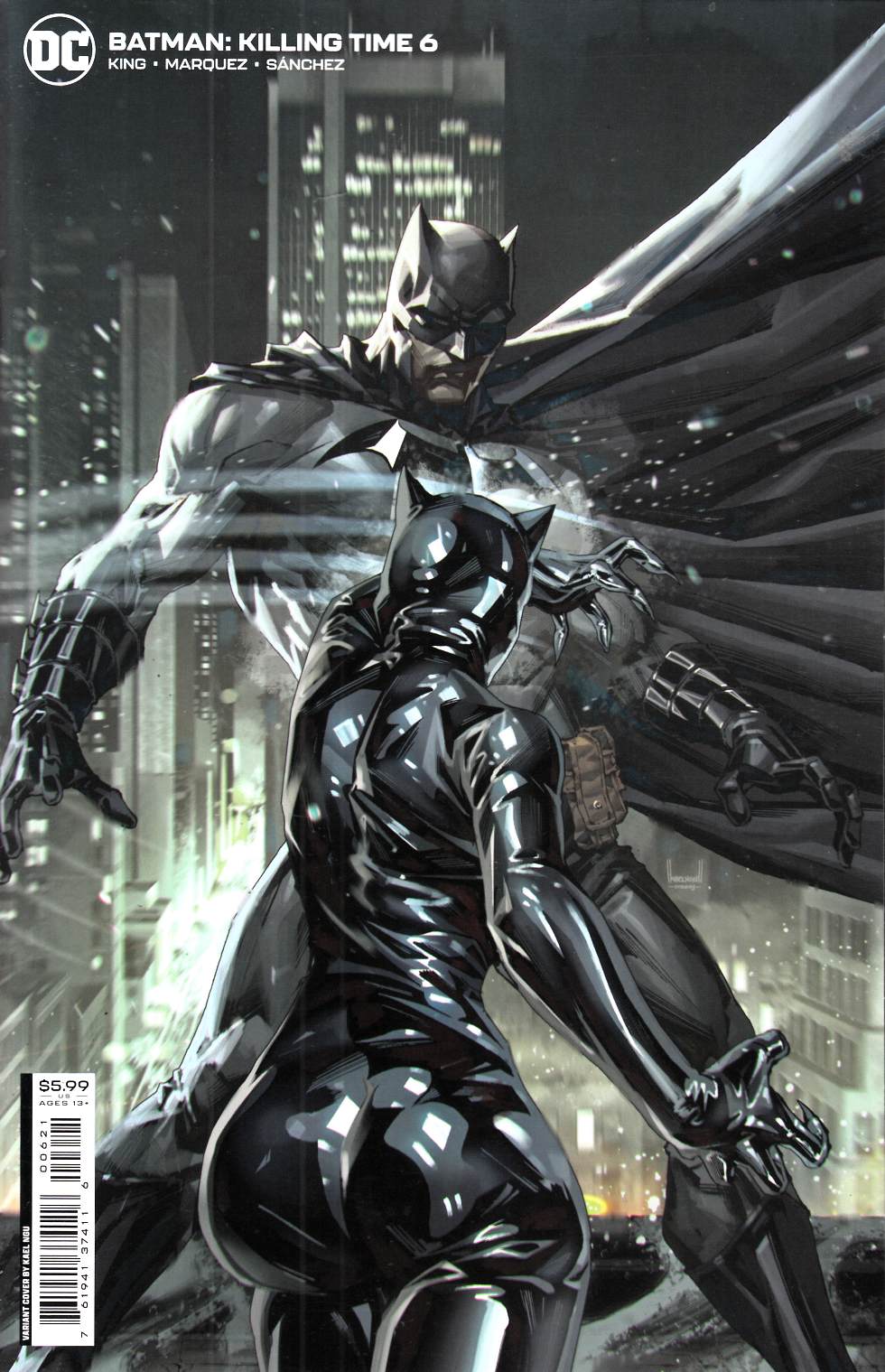 Batman Killing Time #6 Ngu Variant Cover Near Mint (9.4) [DC Comic] LARGE