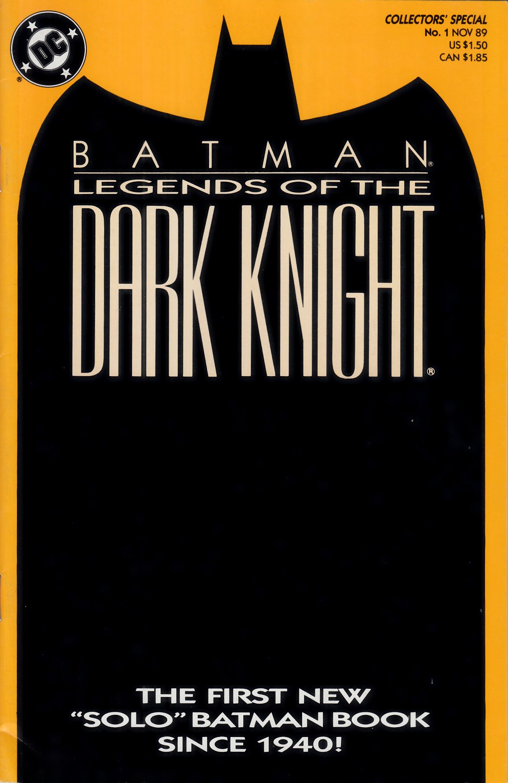 Batman Legends of the Dark Knight #1 Fine Minus (5.5) [DC Comic] THUMBNAIL