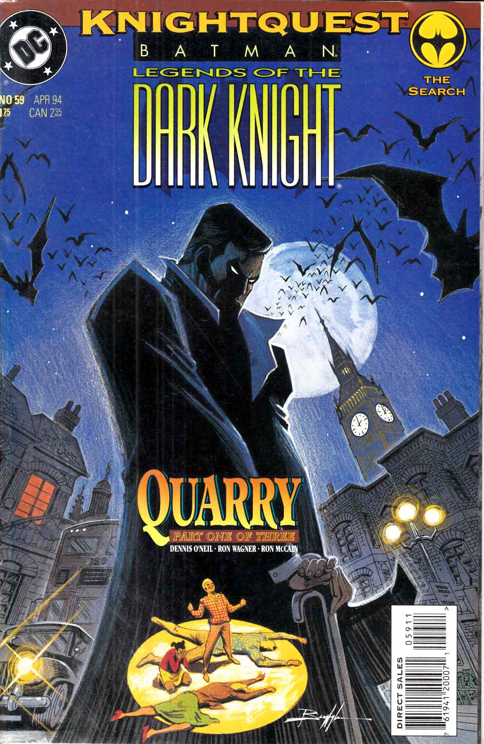 Batman Legends of the Dark Knight #59 Fine (6.0) [DC Comic] LARGE