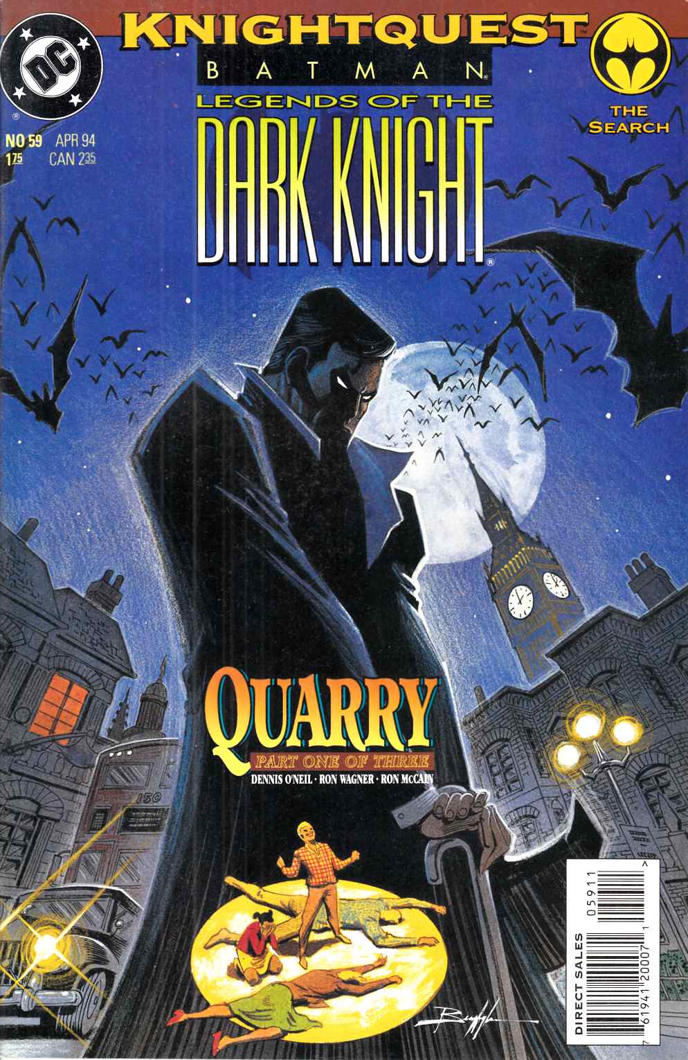 Batman Legends of the Dark Knight #59 Very Fine (8.0) [DC Comic] THUMBNAIL