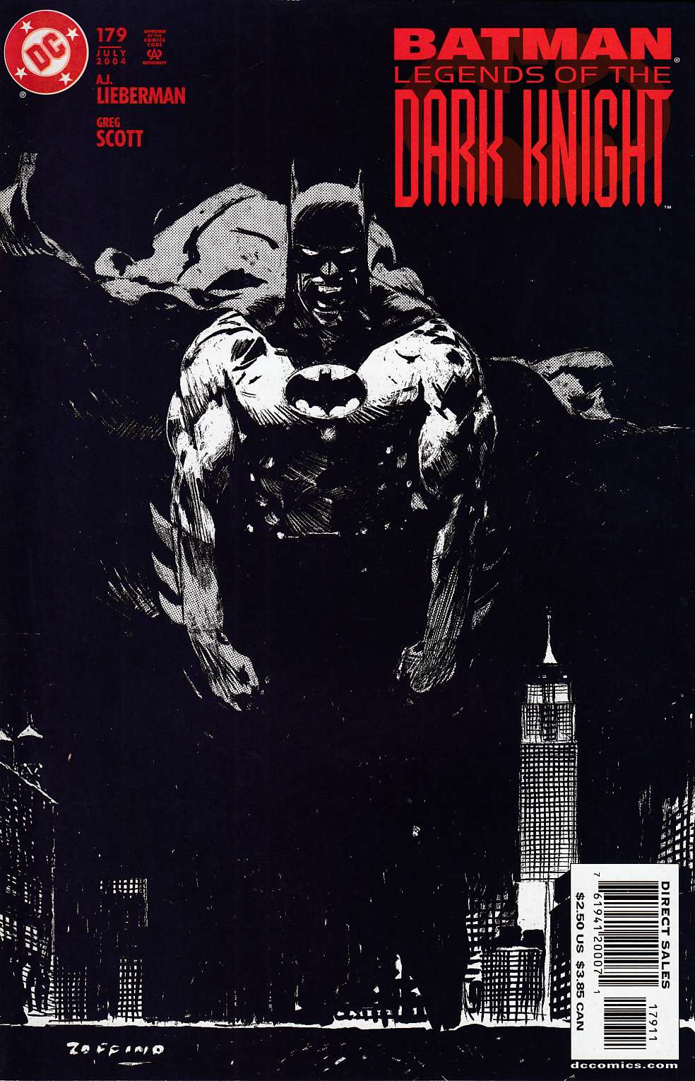 Batman Legends of the Dark Knight #179 Near Mint (9.4) [DC Comic] LARGE