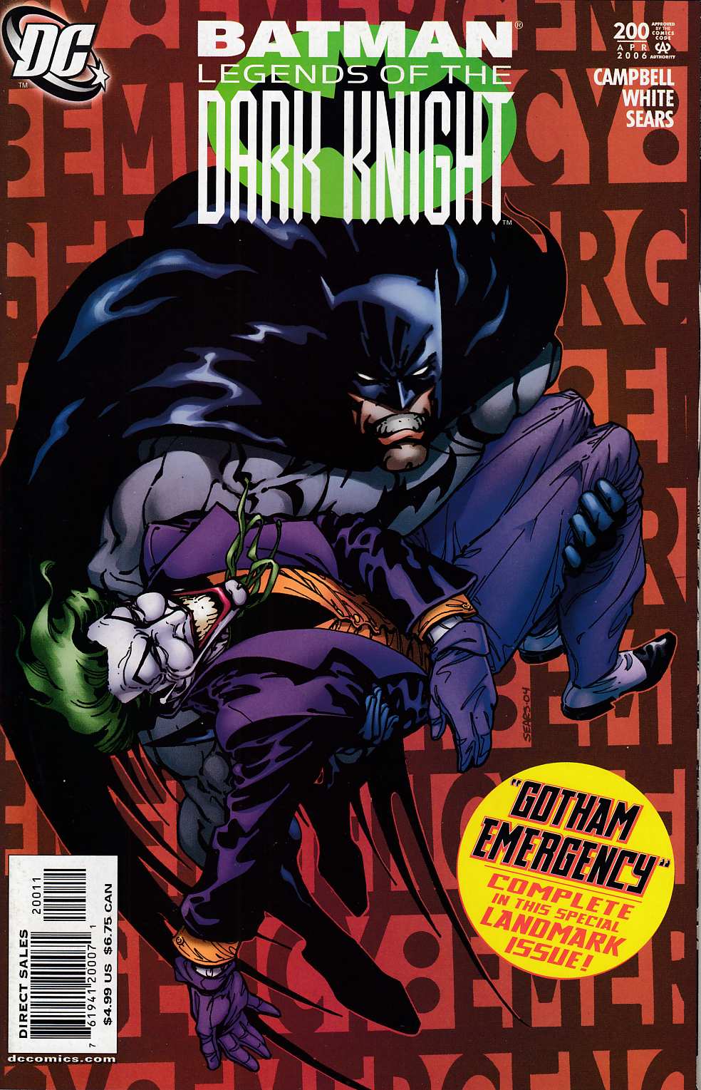 Batman Legends of the Dark Knight #200 Near Mint (9.4) [DC Comic] THUMBNAIL