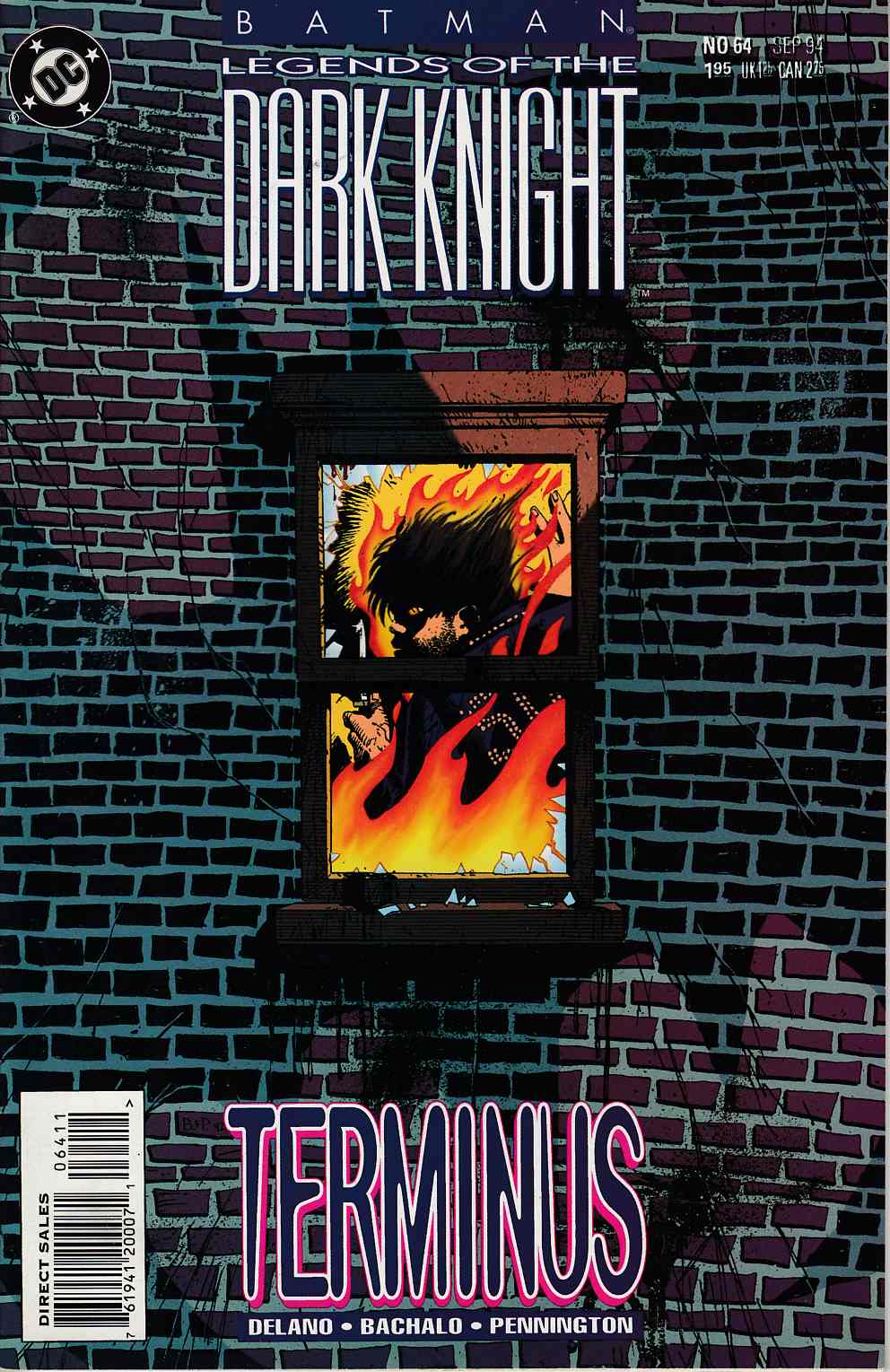Batman Legends of the Dark Knight #64 Near Mint (9.4) [DC Comic] LARGE