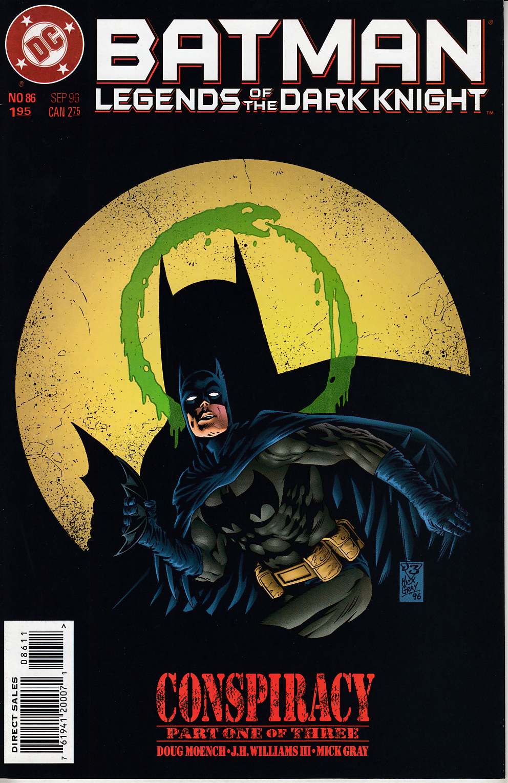 Batman Legends of the Dark Knight #86 Fine (6.0) [DC Comic] LARGE