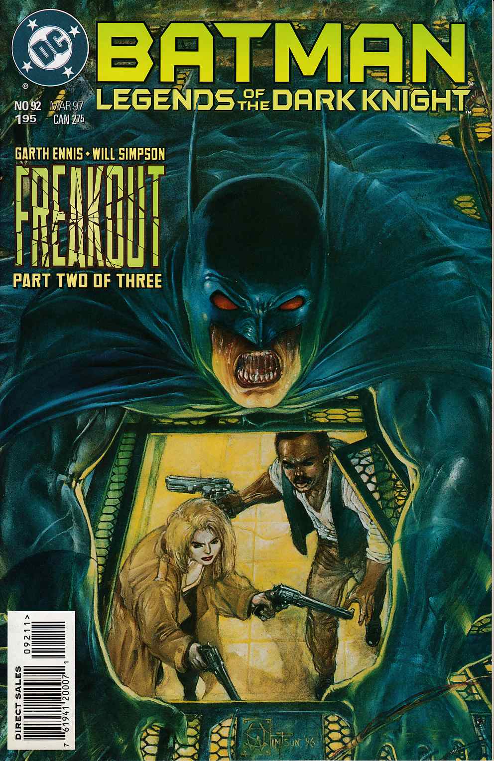 Batman Legends of the Dark Knight #92 Very Fine (8.0) [DC Comic] THUMBNAIL