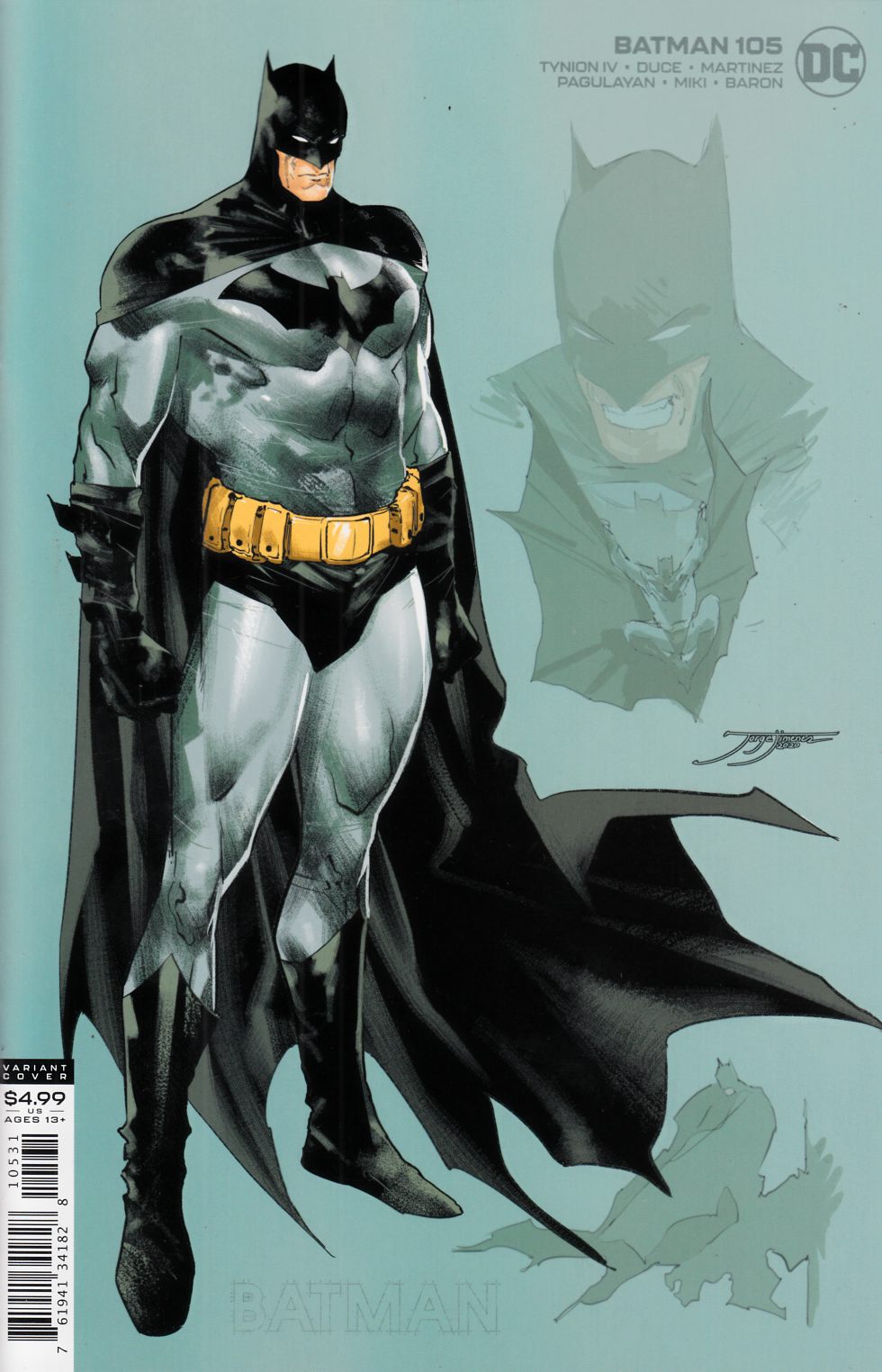 Batman #105 Jimenez Variant Cover Near Mint (9.4) [DC Comic] THUMBNAIL