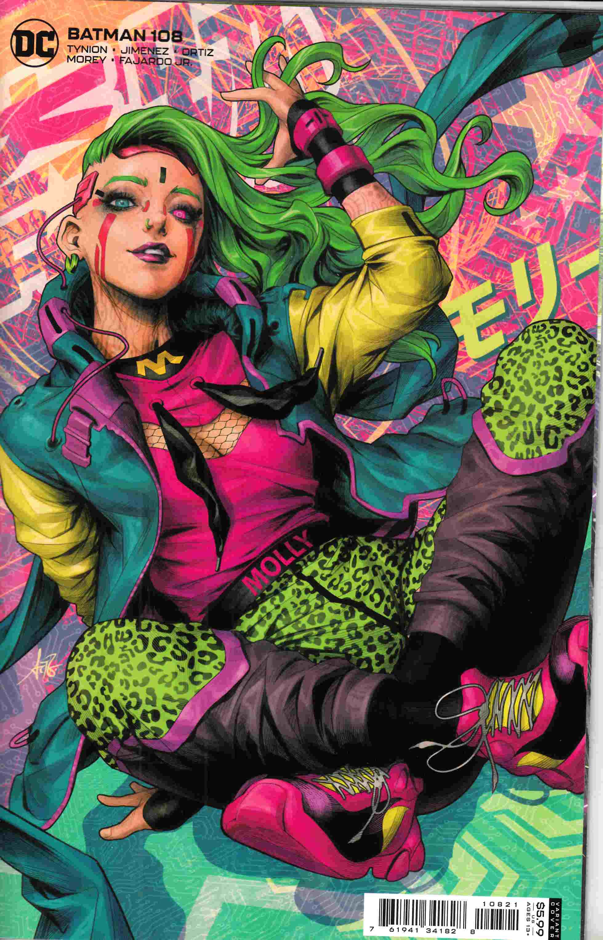 Batman #108 Artgerm Variant Cover Near Mint (9.4) [DC Comic] THUMBNAIL