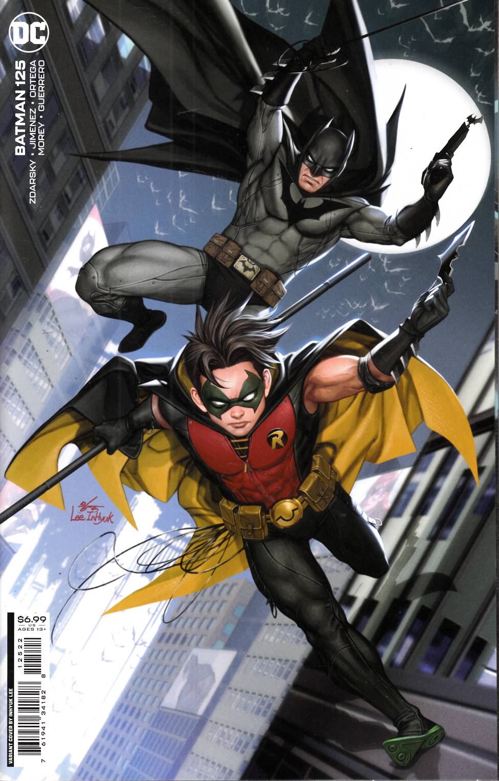 Batman #125 Inhyuk Lee Variant Cover Near Mint (9.4) [DC Comic] THUMBNAIL