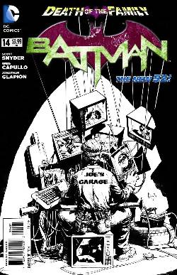 Batman #14 Black & White Incentive Cover [Comic] LARGE