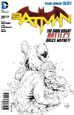Batman #20 Black & White Incentive Cover [Comic] LARGE