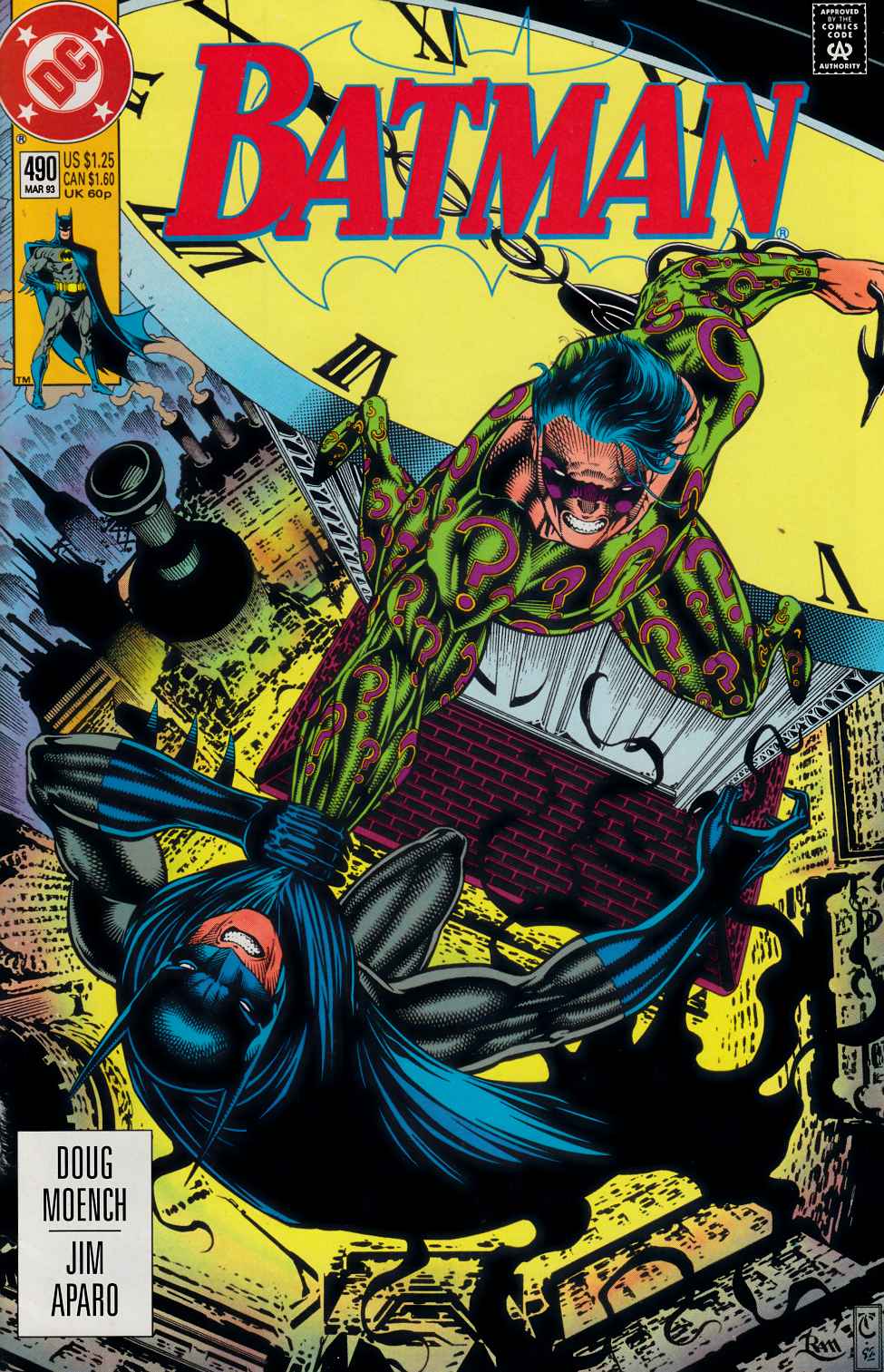 Batman #490 Very Fine Plus (8.5) [DC Comic] LARGE