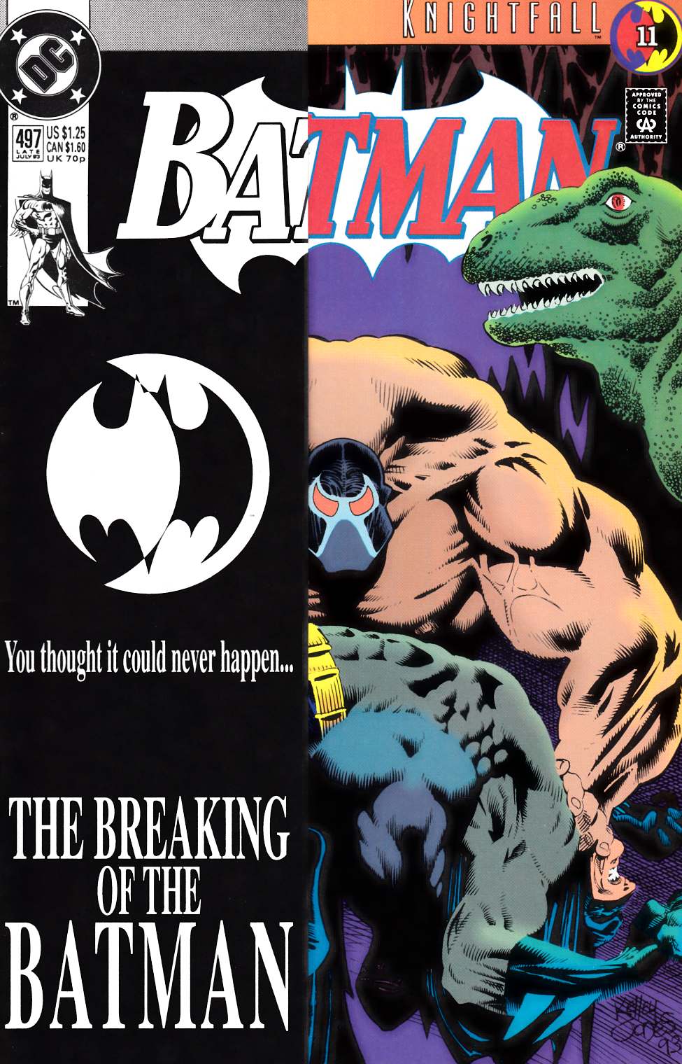 Batman #497 Near Mint (9.4) [DC Comic] THUMBNAIL