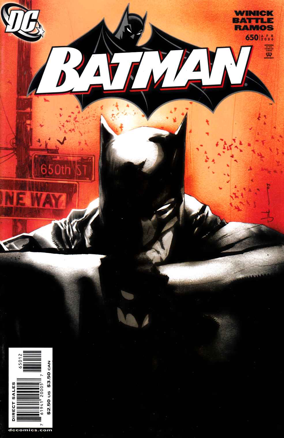 Batman #650 Second Printing Near Mint Minus (9.2) [DC Comic] LARGE