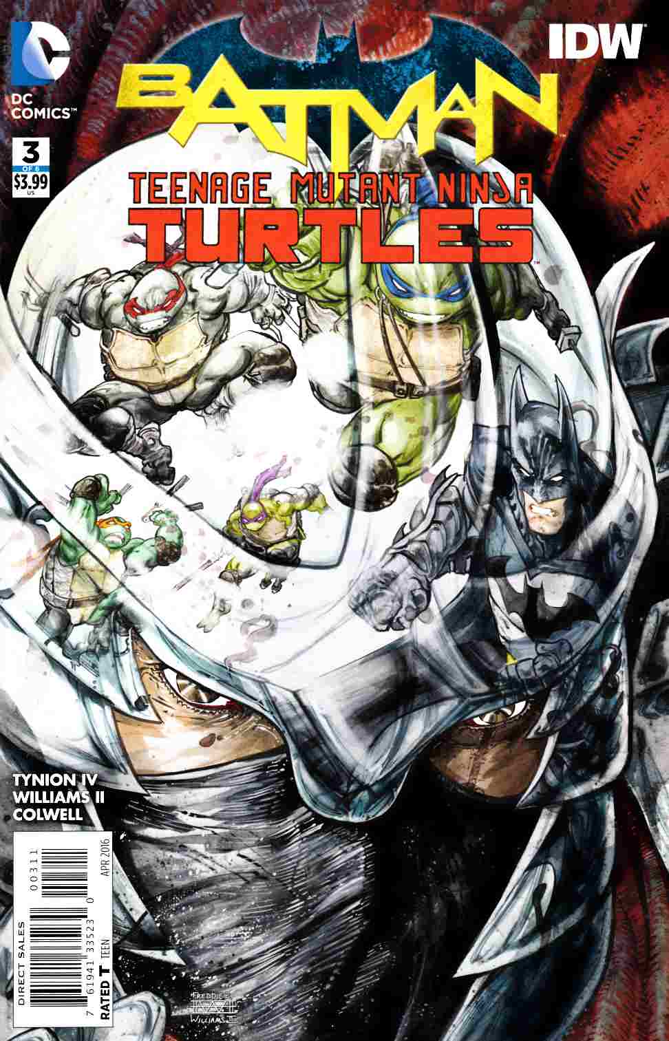 Batman Teenage Mutant Ninja Turtles #3 Near Mint Minus () [DC Comic] –   Online Store