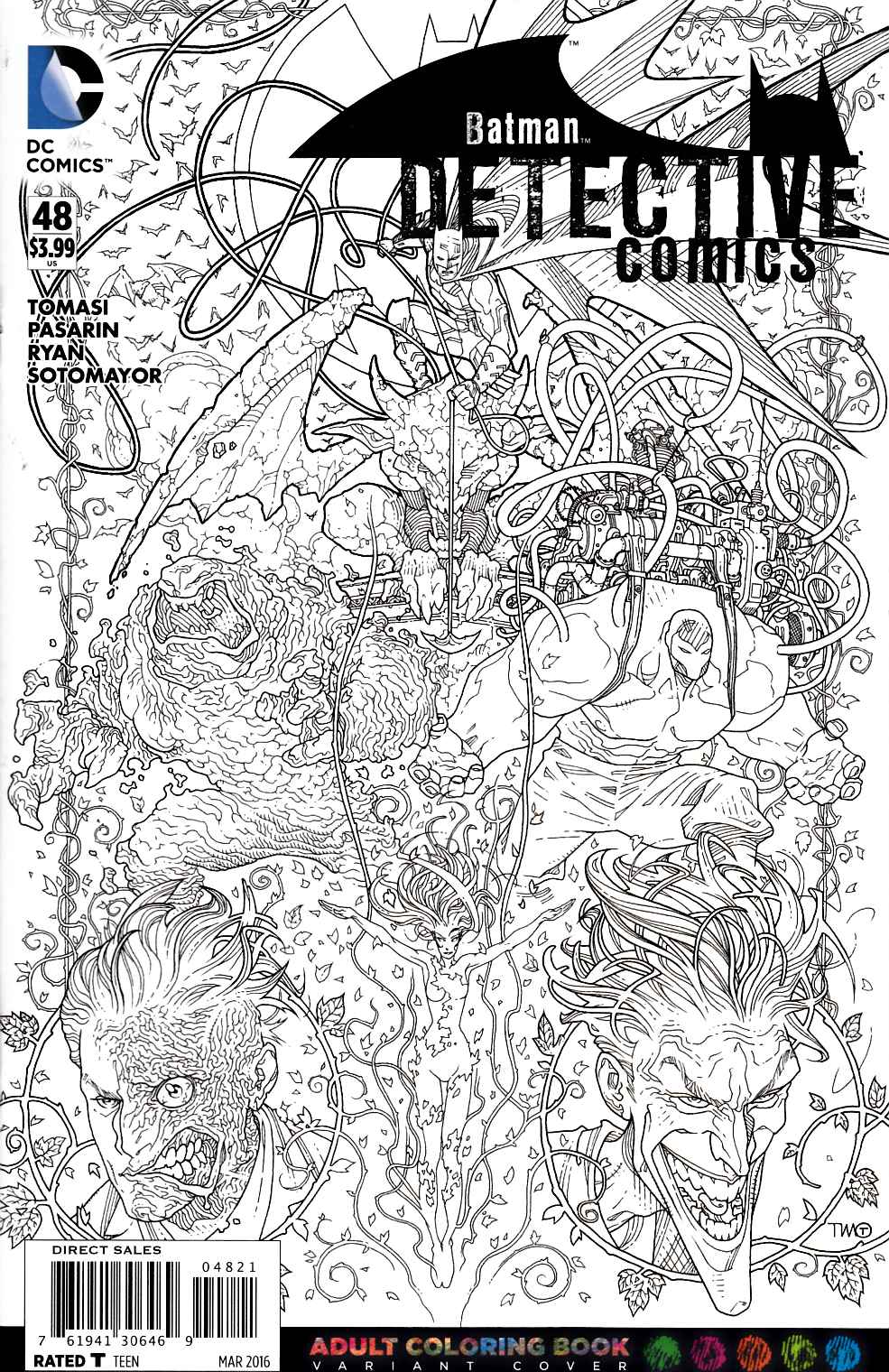 Detective Comics #48 Adult Coloring Book Variant Edition [DC Comic] THUMBNAIL