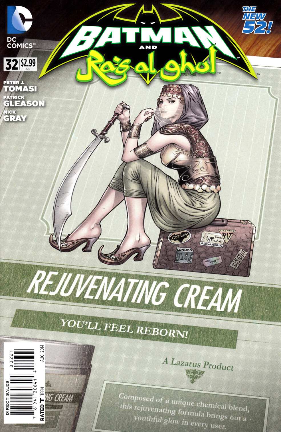 Batman and Ras Al Ghul #32 Bombshells Variant Cover [Comic] LARGE