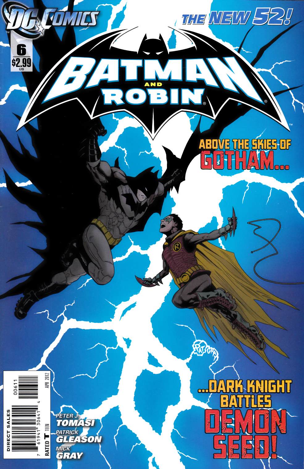 Batman and Robin #6 Near Mint (9.4) [DC Comic] LARGE