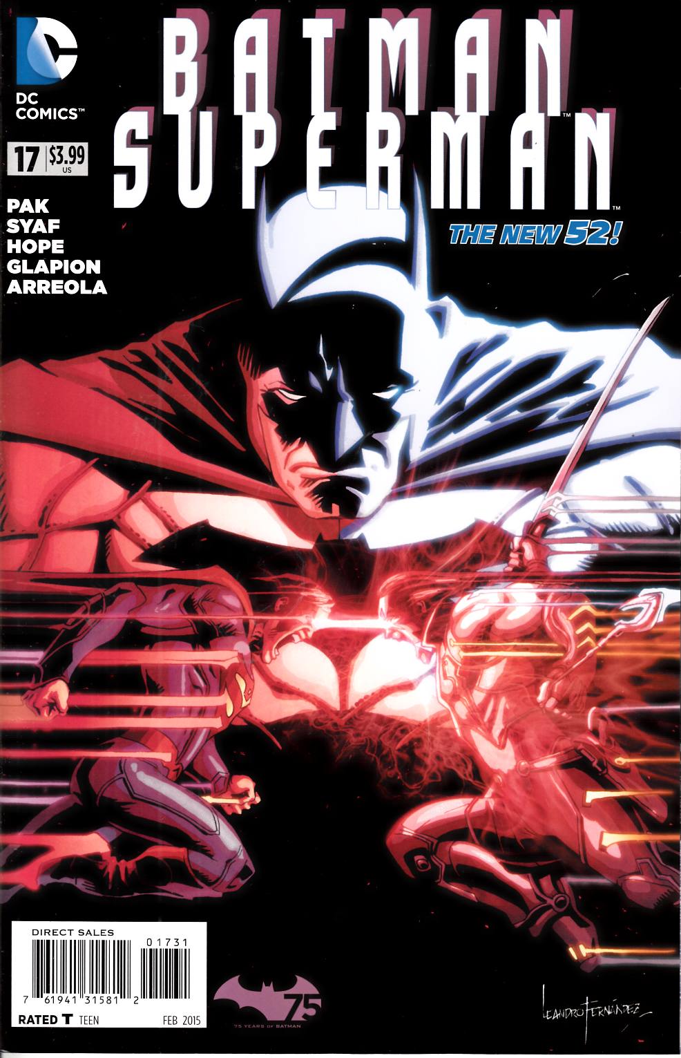 Batman Superman #17 Fernandez Variant Cover [DC Comic] LARGE