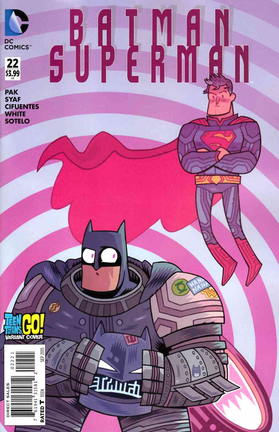 Batman Superman #22 Teen Titans Go Variant Cover [DC Comic] –   Online Store