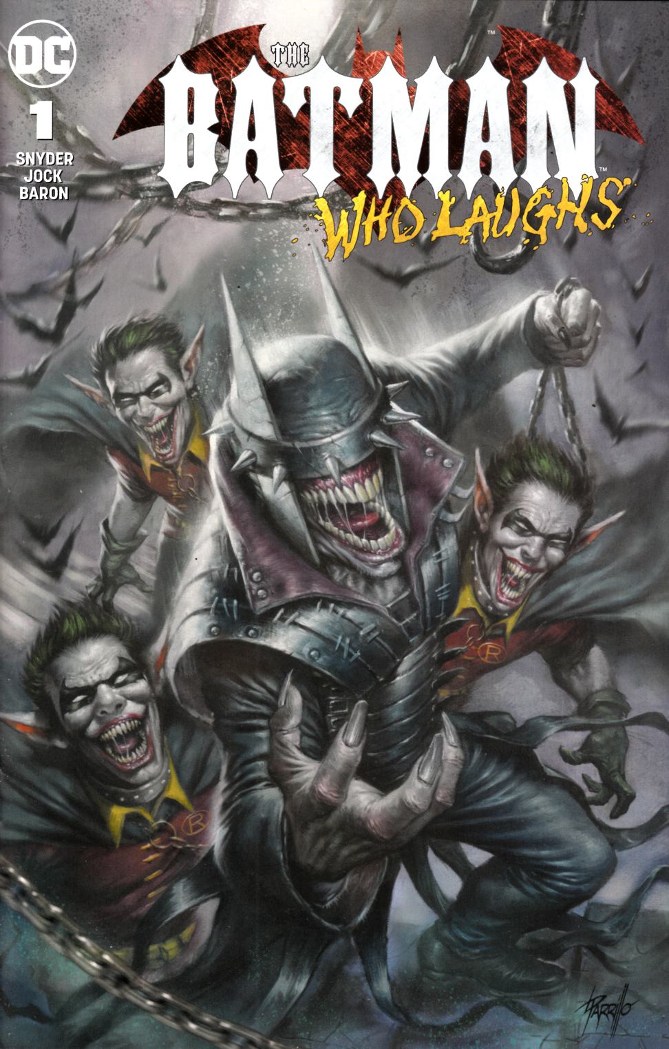 Batman Who Laughs #1 Scorpion Parrillo Variant Cover Near Mint (9.4) [DC Comic] THUMBNAIL