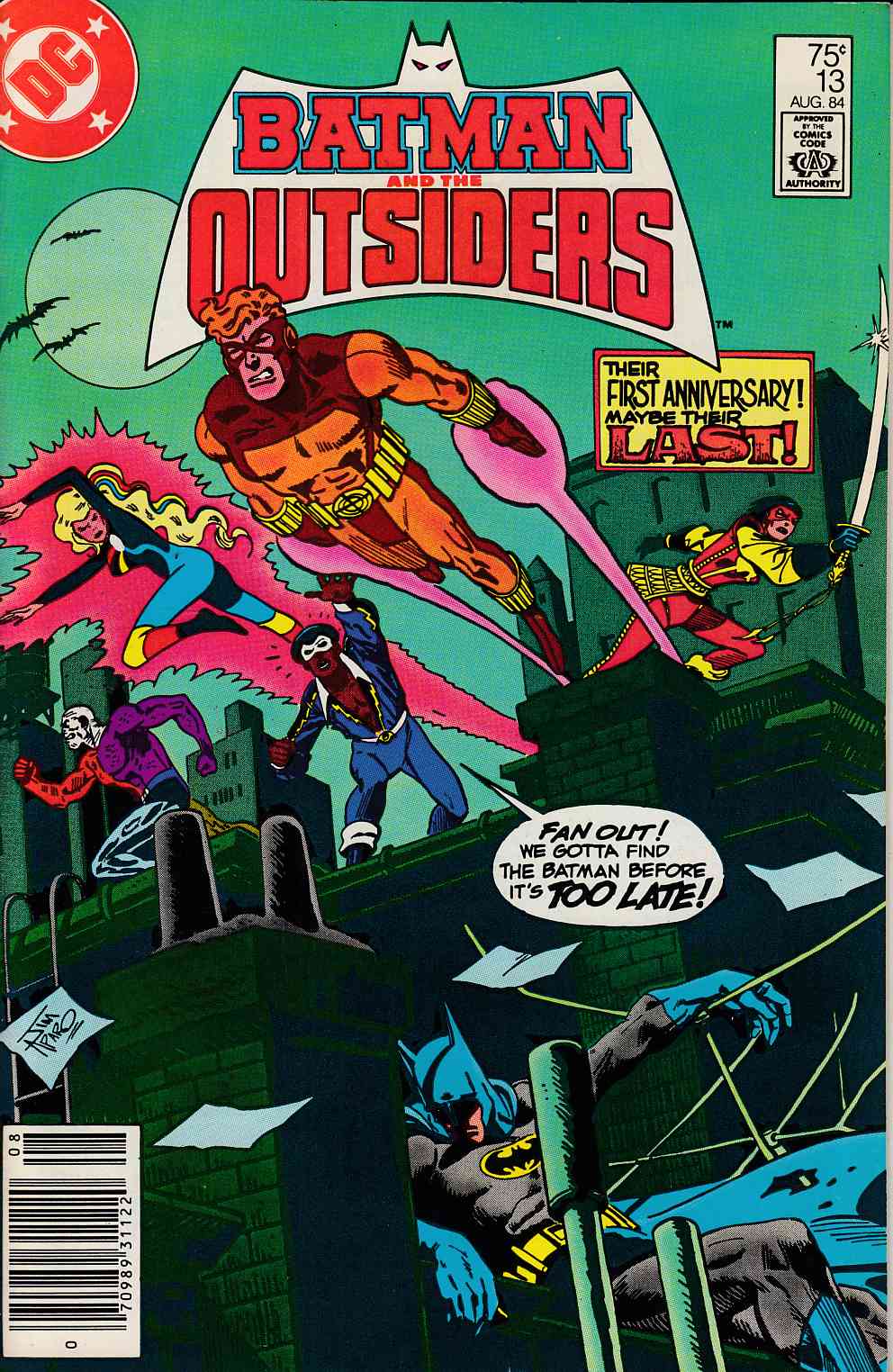 Batman and the Outsiders #13 Newsstand Edition Very Fine (8.0) [DC Comic] LARGE