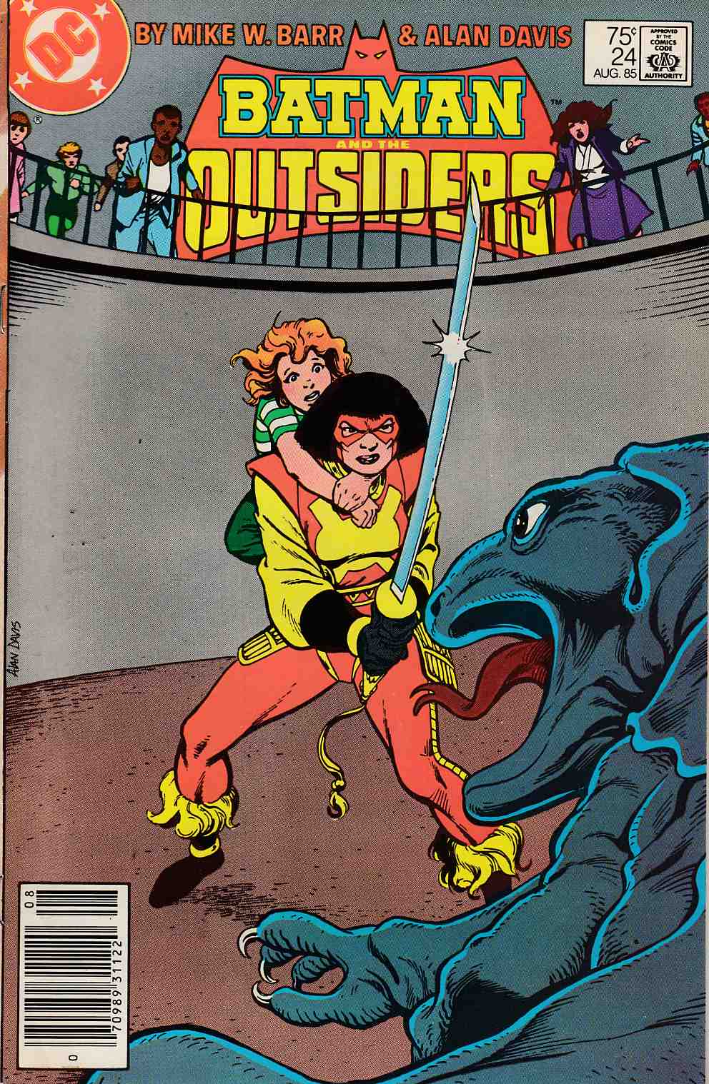 Batman and the Outsiders #24 Newsstand Edition Very Fine Minus (7.5) [DC Comic] THUMBNAIL