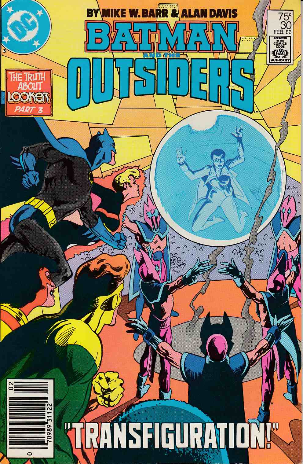 Batman and the Outsiders #30 Newsstand Edition Very Fine Minus (7.5) [DC Comic] THUMBNAIL