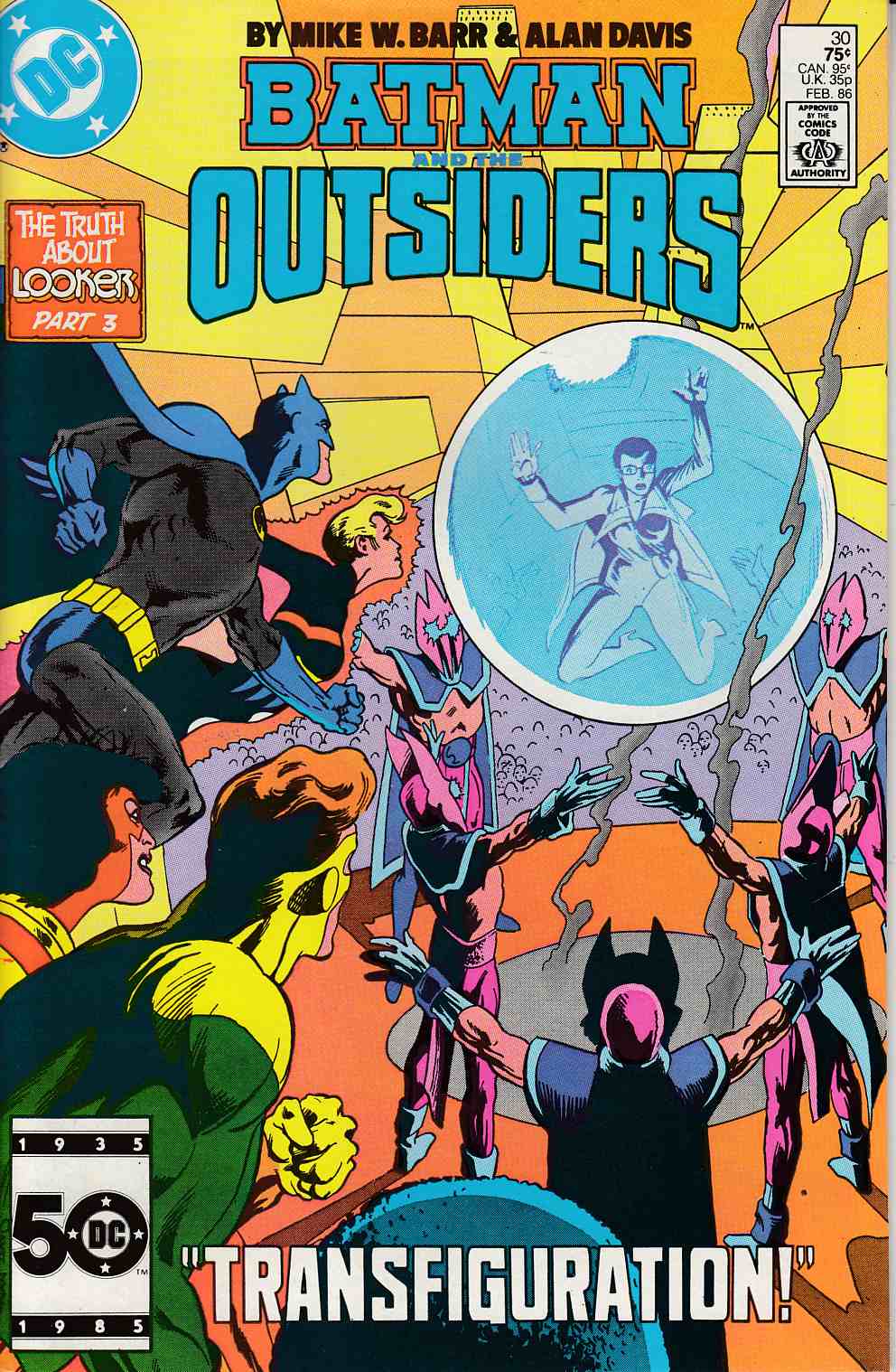 Batman and the Outsiders #30 Very Fine (8.0) [DC Comic] THUMBNAIL