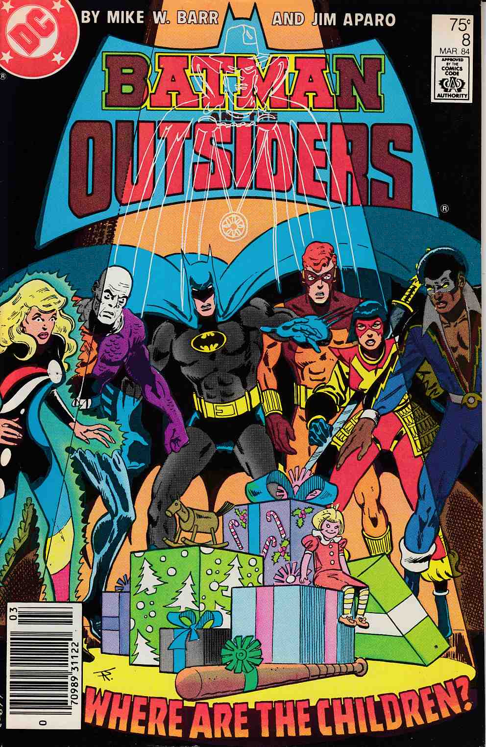 Batman and the Outsiders #8 Newsstand Edition Fine (6.0) [DC Comic] THUMBNAIL