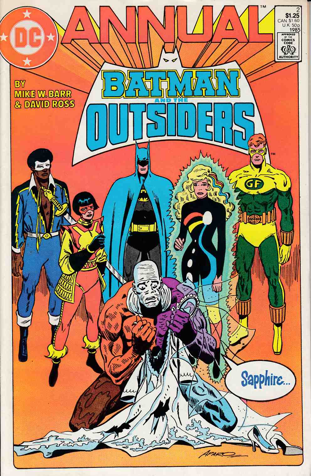 Batman and the Outsiders Annual #2 Near Mint (9.4) [DC Comic] LARGE