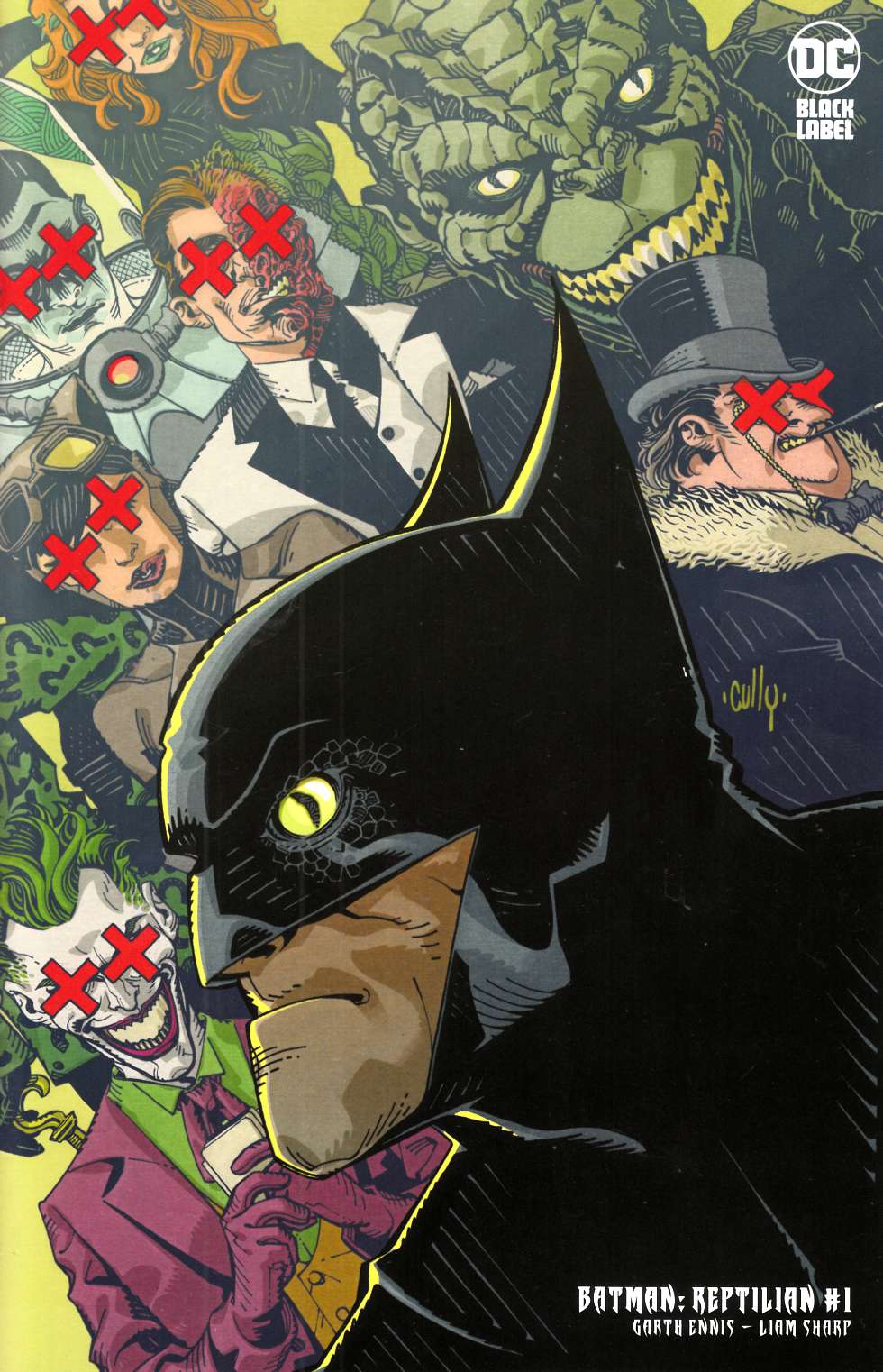 Batman Reptilian #1 Hamner Variant Cover Near Mint (9.4) [DC Comic] LARGE