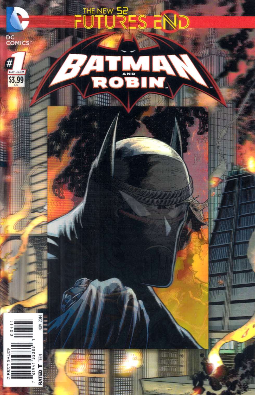 Batman and Robin Futures End #1 3D Edition Near Mint (9.4) [DC Comic] THUMBNAIL